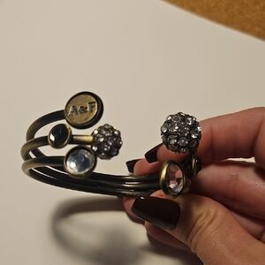 Abercrombie & Fitch Black and Gold Women's Bracelet